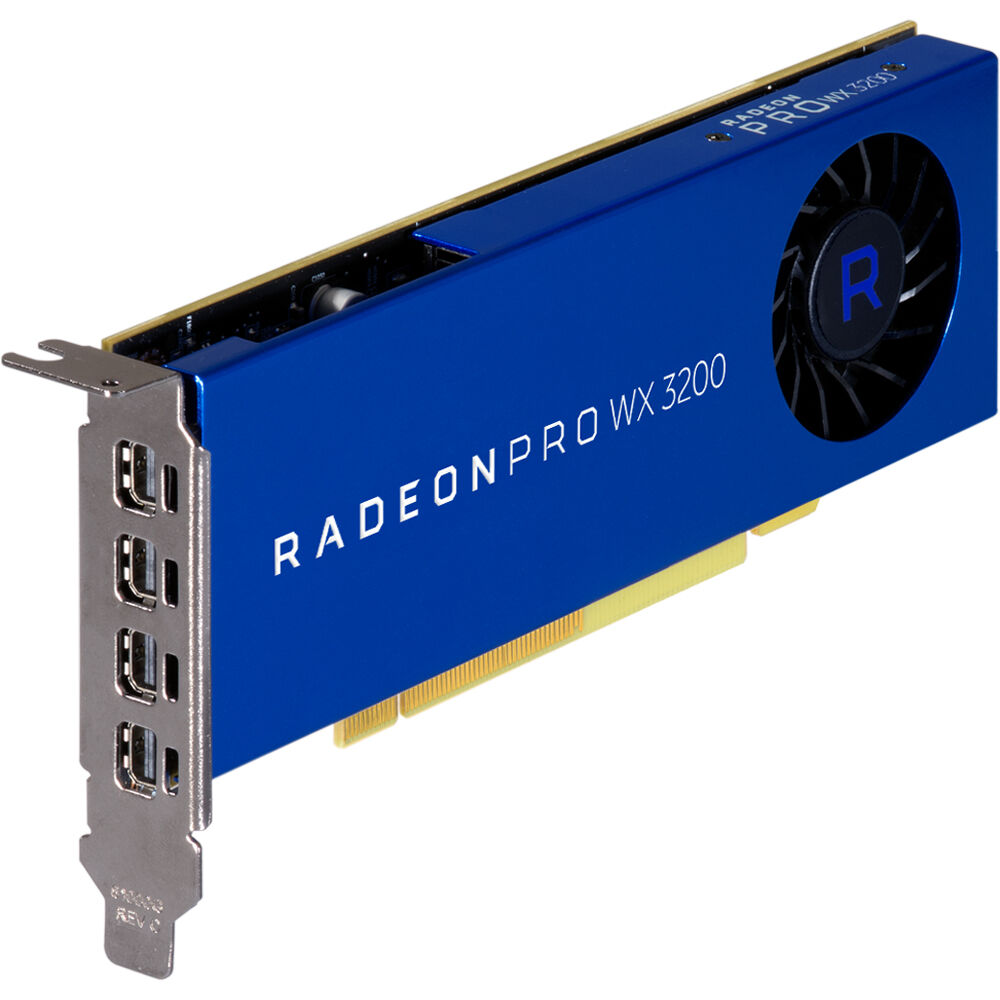 AMD Radeon Pro WX 3200 Graphics Card 