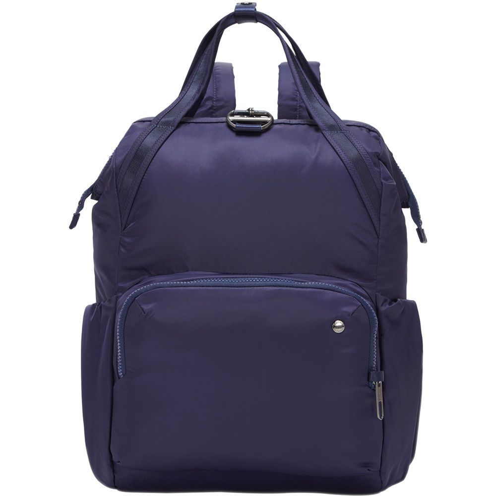 anti theft backpack purple