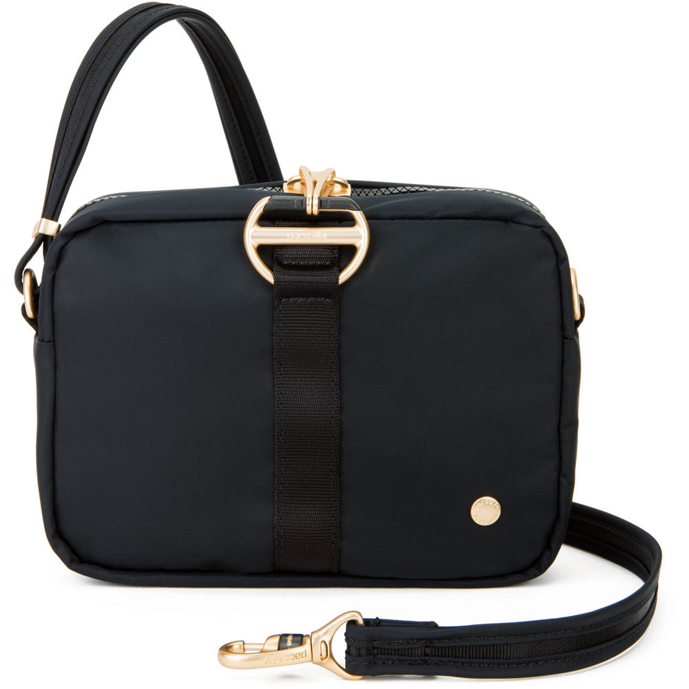 black square crossbody bag