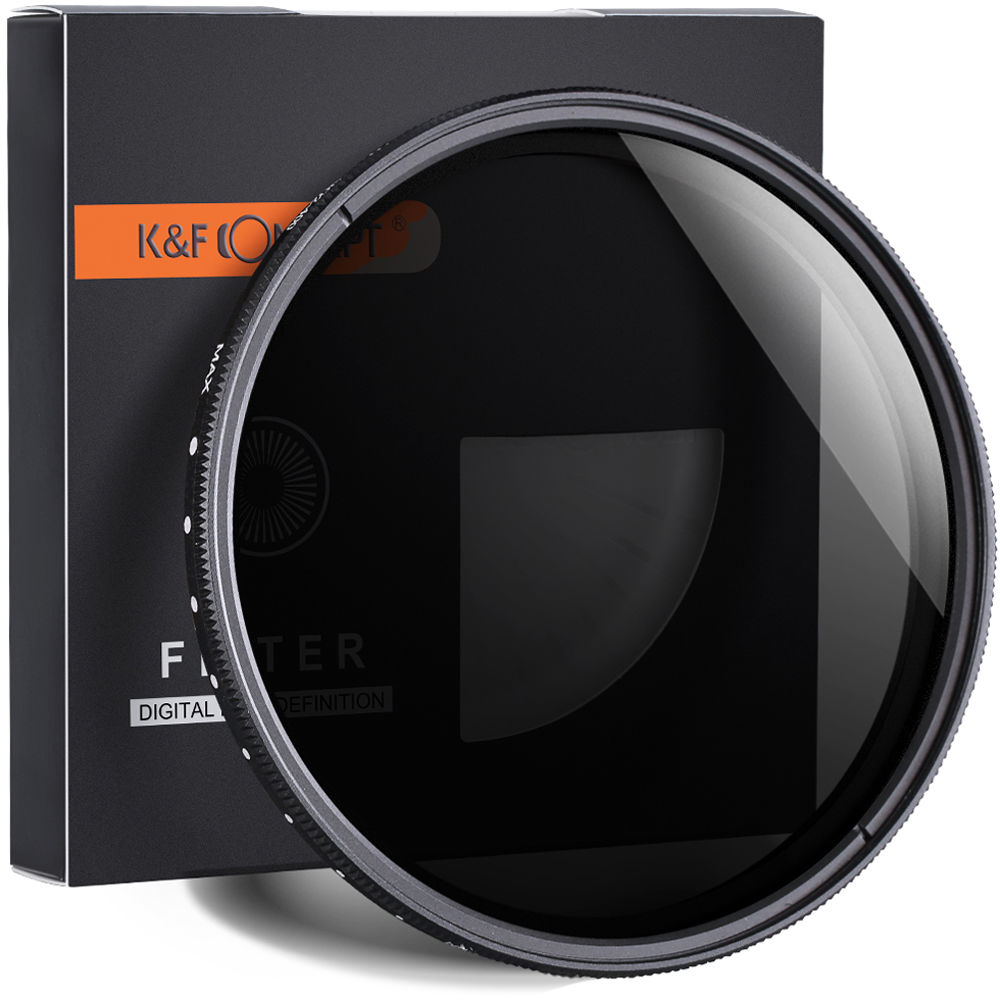 K F Concept Variable Fader Nd2 Nd400 Filter 62mm Kf01 1110 B H