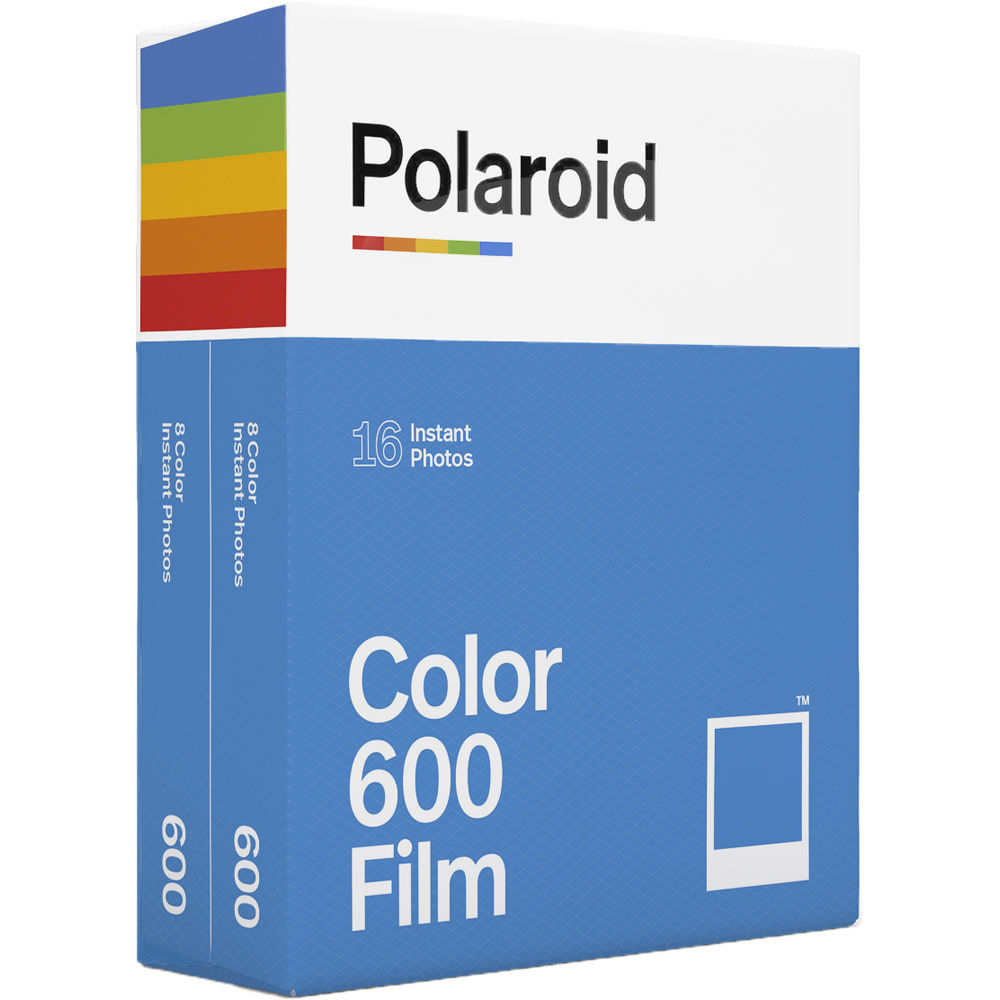 Polaroid Color 600 Instant Film Double Pack 16 Exposures 6012