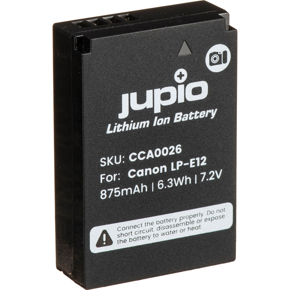 Jupio Lp E12 Lithium Ion Battery Pack 7 2v 875mah Cca0026 B H