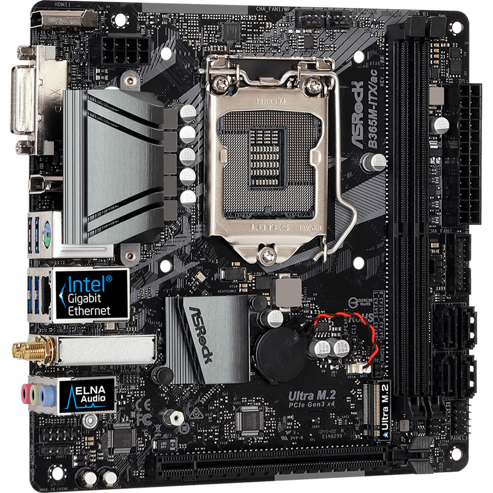 Asrock 65m Itx Ac Lga 1151 Mini Itx Motherboard 65m Itx Ac