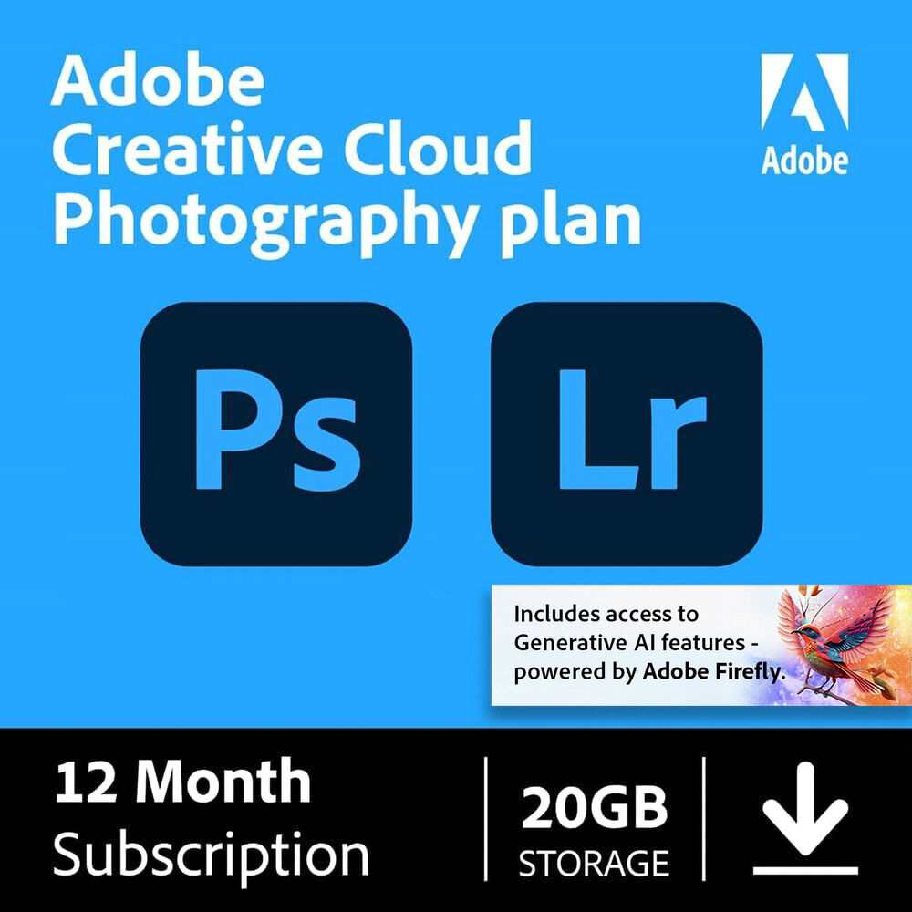 Adobe Creative Cloud Photography Plan With 1tb Cloud