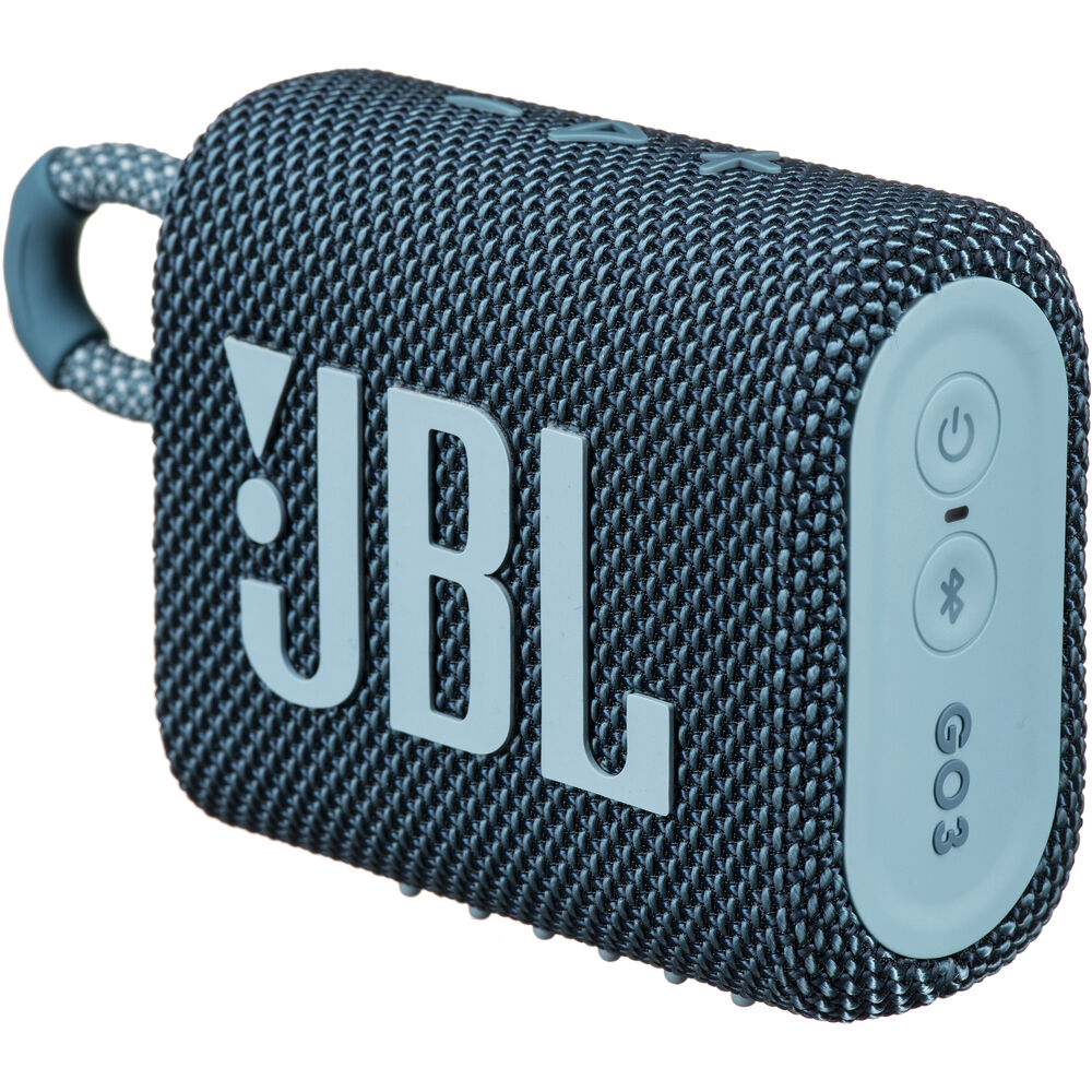 Jbl Go 3 Portable Bluetooth Speaker Blue Jblgo3bluam B H Photo
