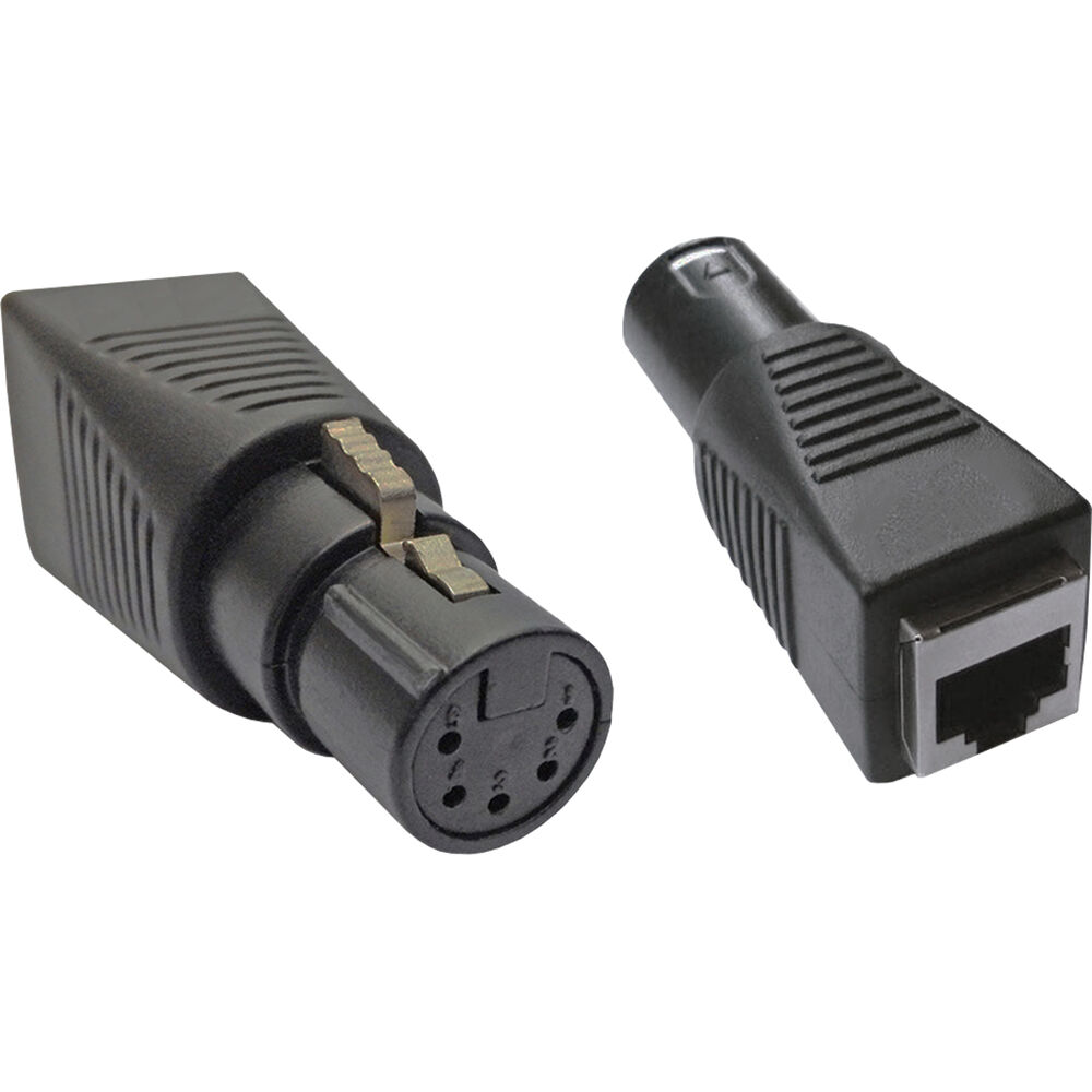 Quasar Science Dmx 5 Pin Xlr Female To Rj45 Adapter Dmx 5f Rj45