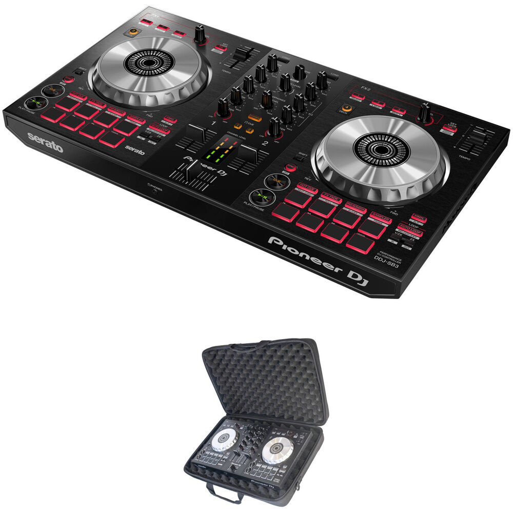 Pioneer Dj Ddj Sb3 Portable 2 Channel Serato Dj Lite Ddj Sb3 B H