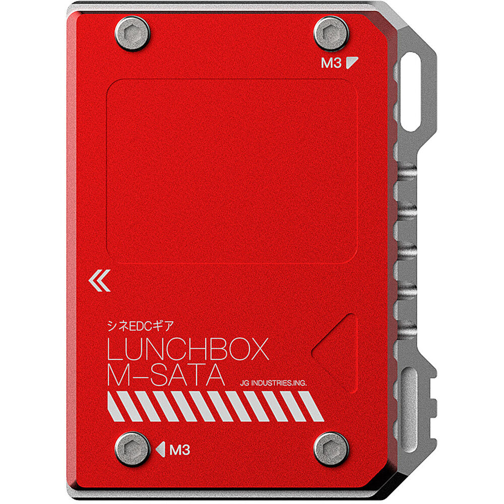 Photo 1 of ANDYCINE LunchBox Magnalium Case for mSATA SSD to Atomos Ninja V Attachment (Red)