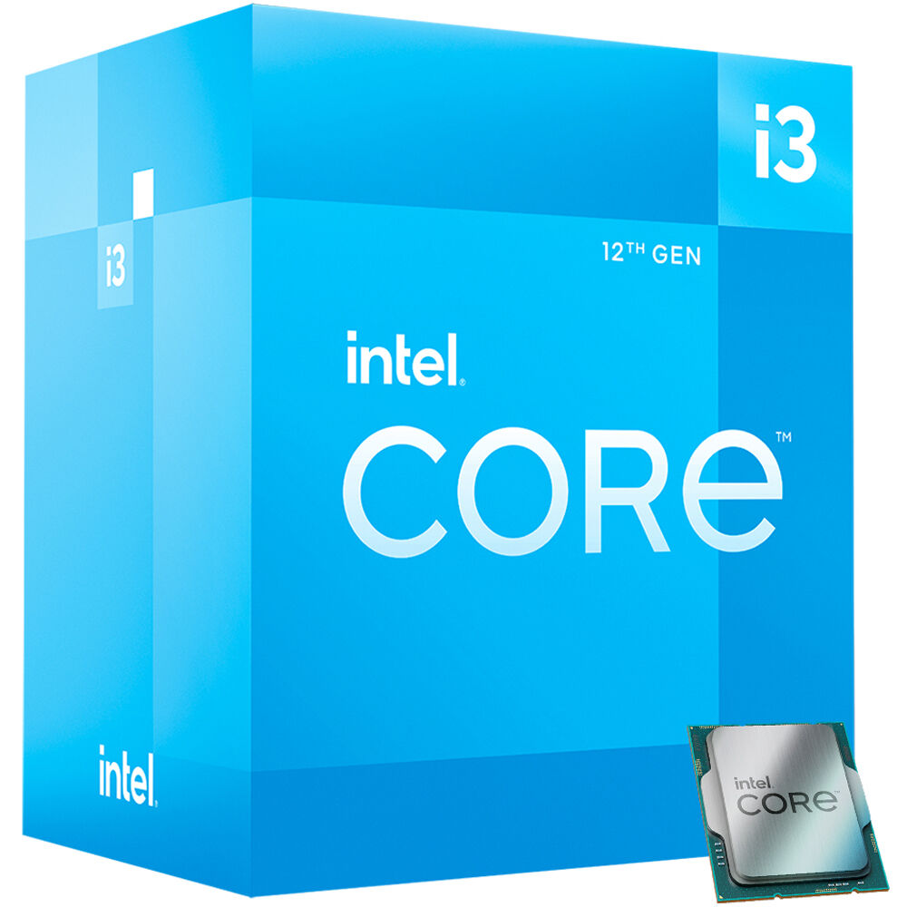 Intel Core i3-12100 - Core i3 12th Gen Alder Lake Quad-Core 3.3 GHz LGA ...