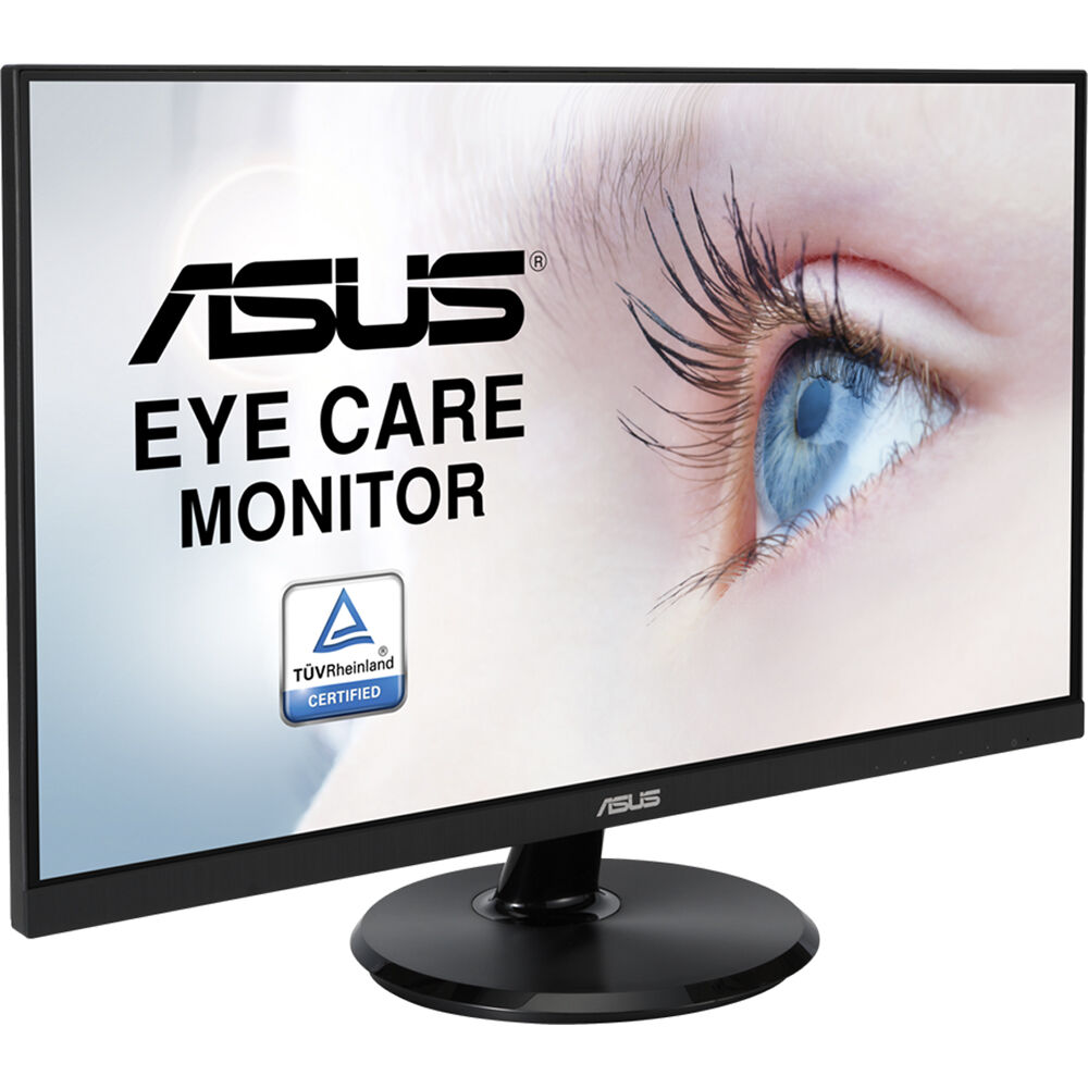 Photo 1 of ASUS VA24DQ 23.8” Monitor, 1080P Full HD, 75Hz, IPS, Adaptive-Sync/FreeSync, Eye Care, HDMI DisplayPort VGA, Frameless, VESA Wall Mountable ,BLACK