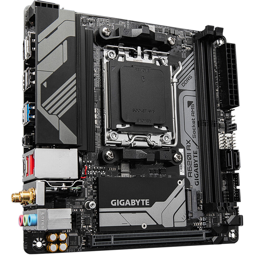 Photo 1 of Gigabyte A620I AX Mini-ITX AM5 Motherboard