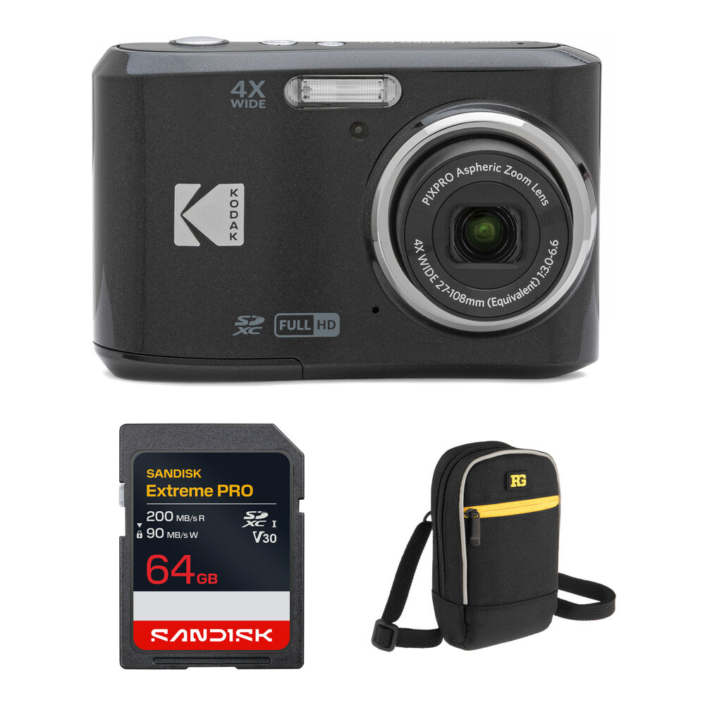 Máy ảnh Kodak Pixpro Friendly Zoom FZ45 | Đen | Chính hãng — ảnh 2