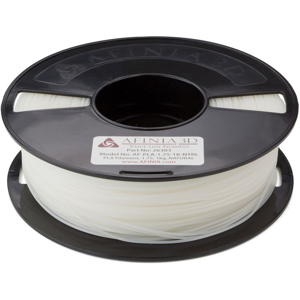 Afinia 1 75mm Value Line Pla Filament Af Pla 1 75 1k Ntrl B H