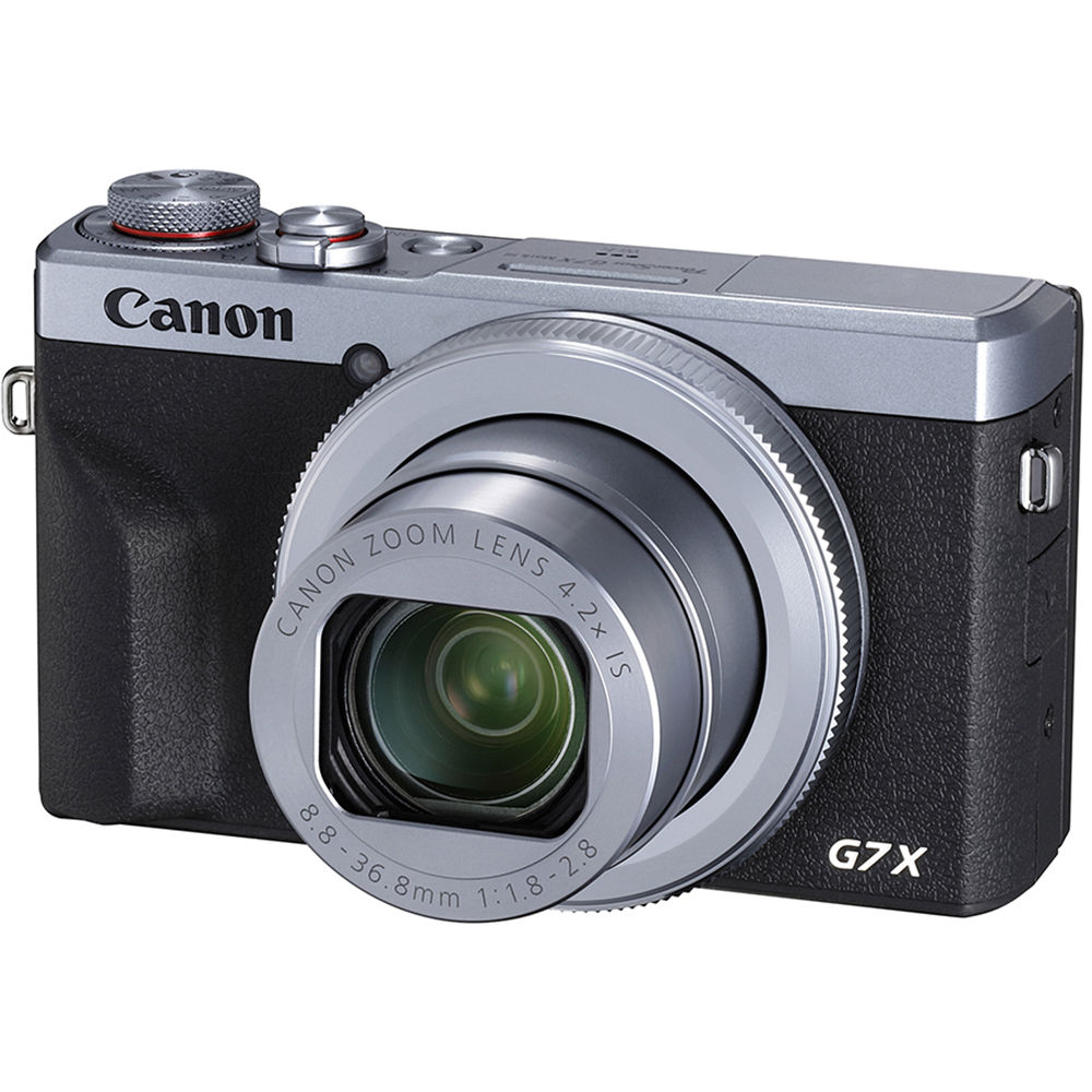 Canon - PowerShot G7 X Mark III Compact & Point-and-Shoot - Silver