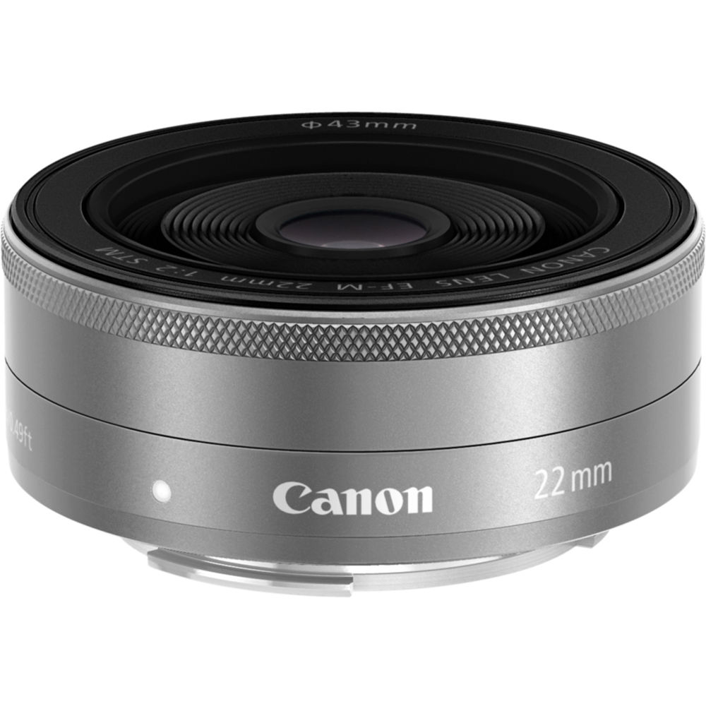 Canon Ef M 22mm F 2 Stm Lens Silver 9808b002 B H Photo Video