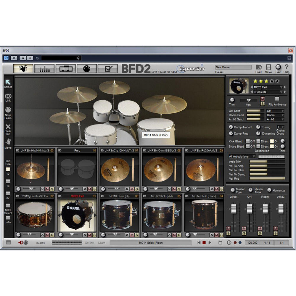 Fxpansion Bfd Jazz Maple Expansion Pack For Bfd3 Bfd Fxjzm001