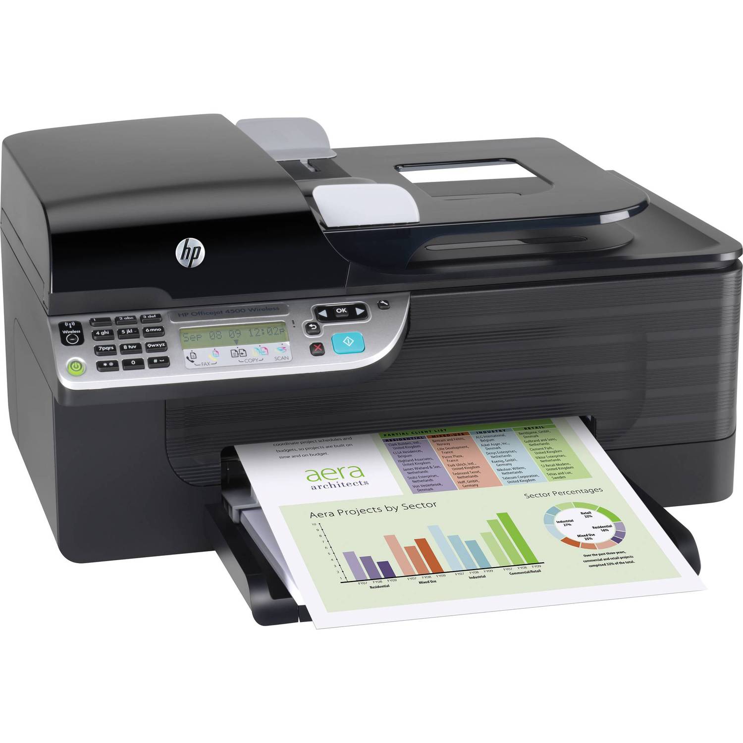 hp envy 4500 paper tray