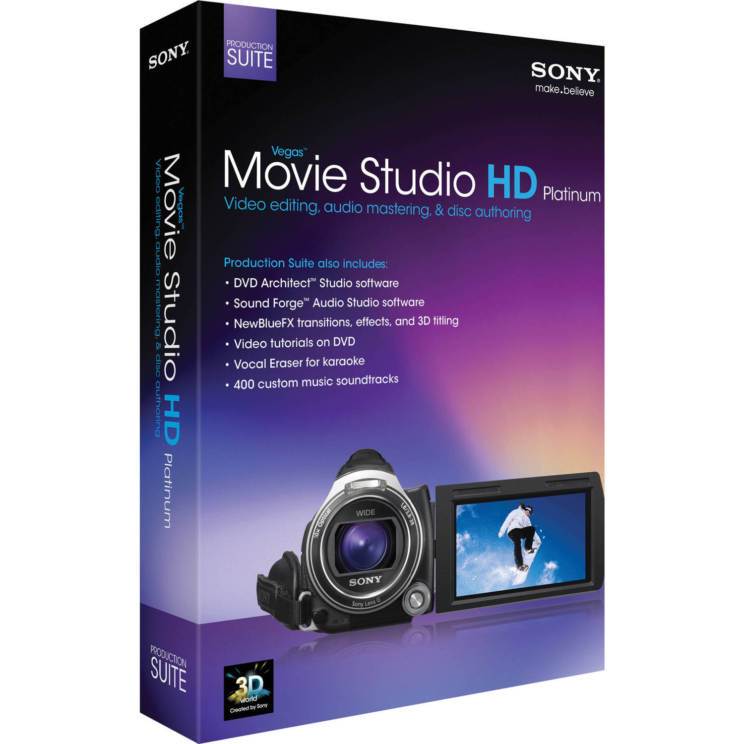 Sony Vegas Movie Studio Hd Platinum 11 Producti Mspsms B H