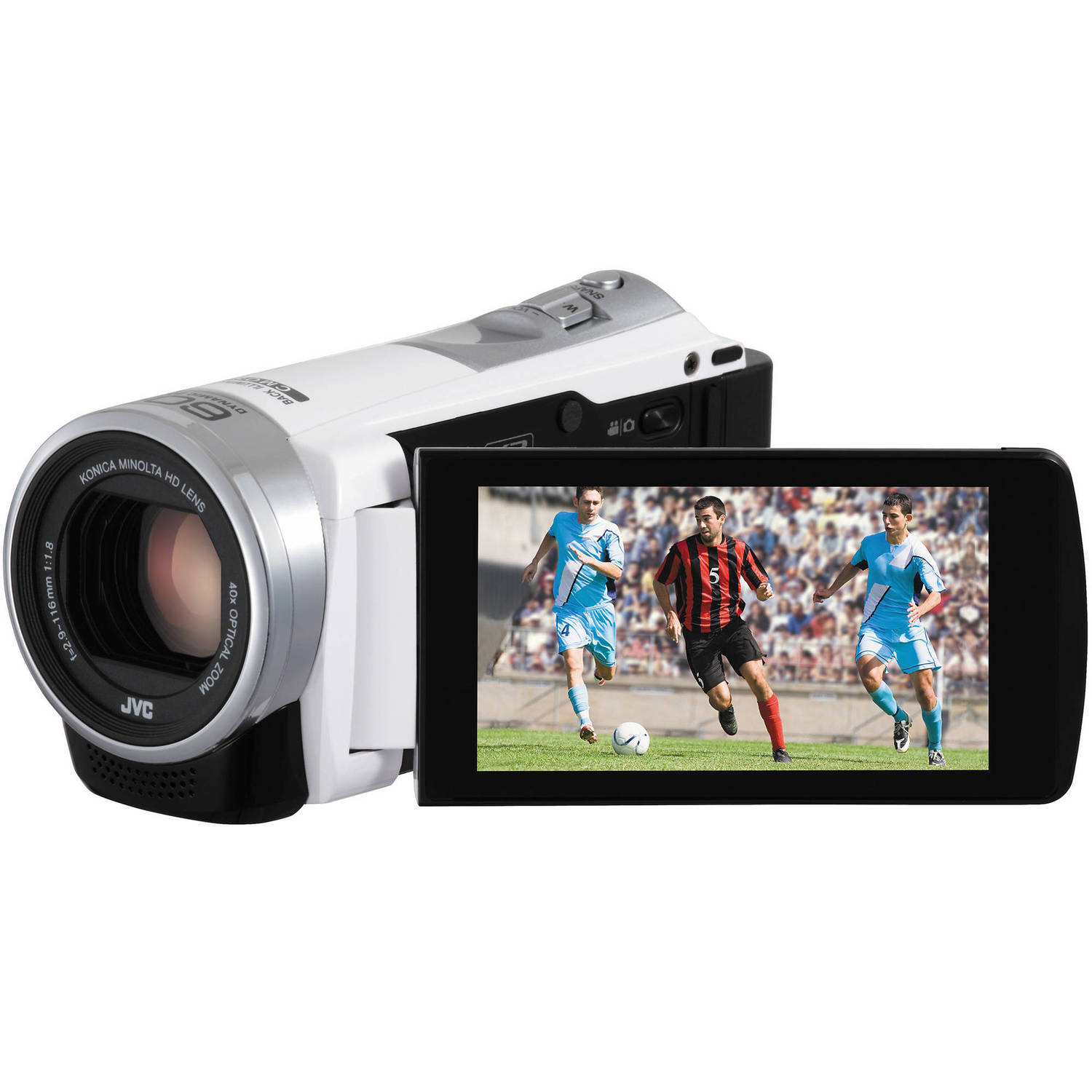 Jvc Gz 00 Full Hd Everio Camcorder White Gze300wus B H Photo