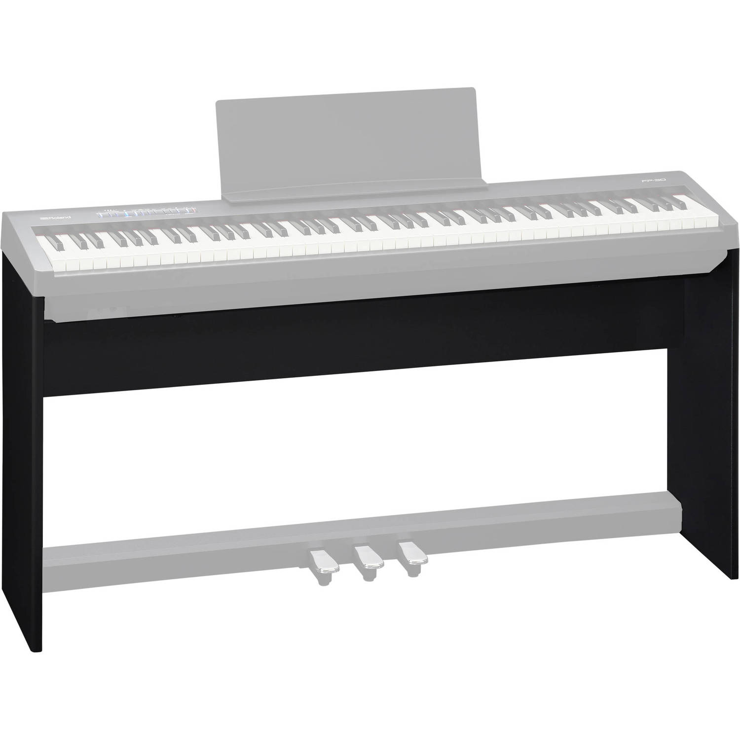 Roland Ksc 70 Stand For Fp 30 Digital Piano Black Ksc 70 Bk