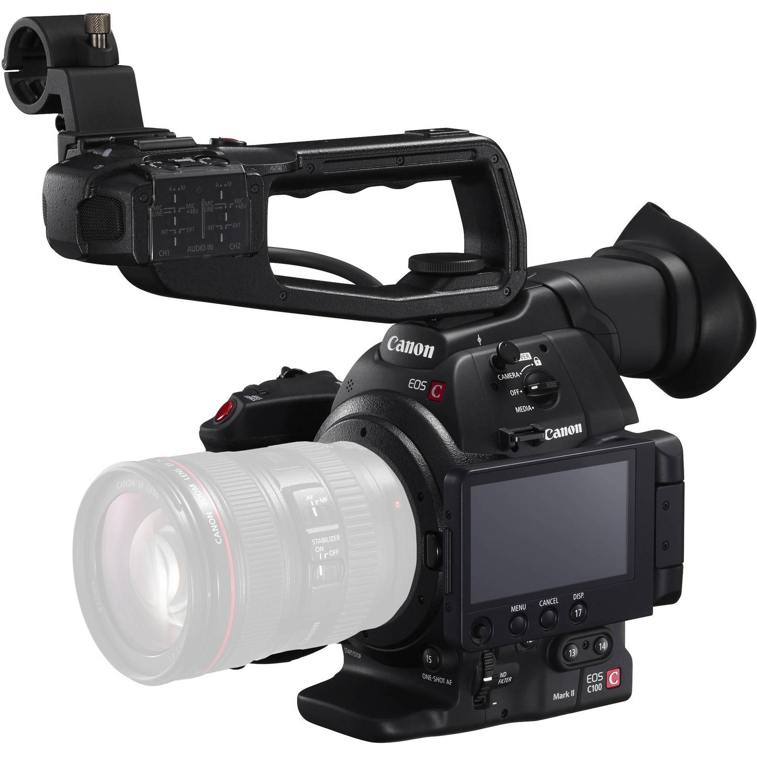 Canon C100 Mark Ii Cinema Eos Camera With Dual Pixel Cmos Af