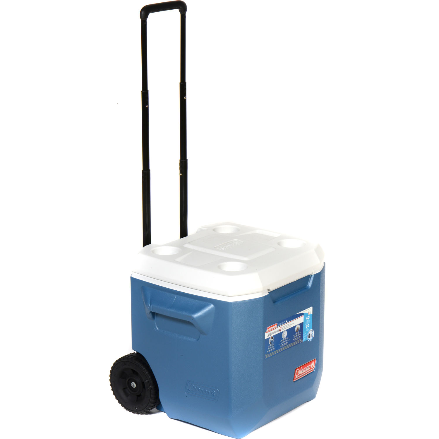coleman cooler with wheels and handle