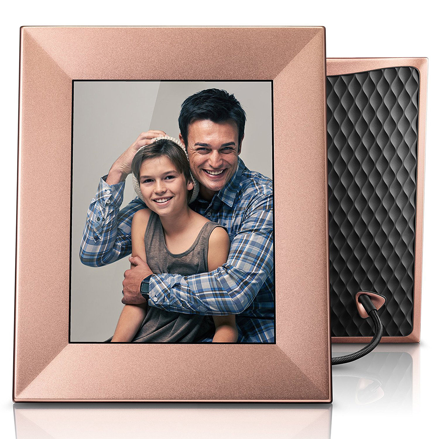Nixplay Iris 8 Digital Photo Frame Peach Copper