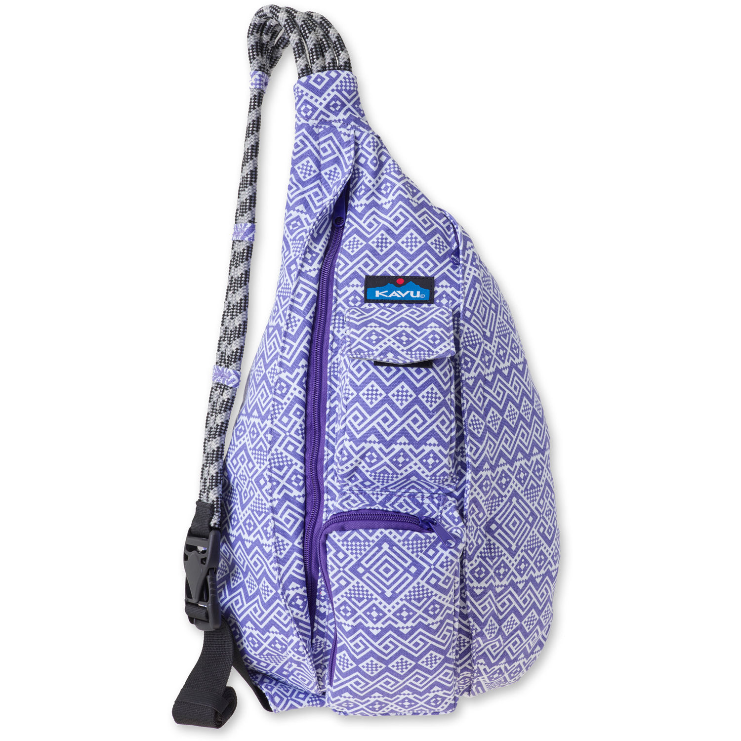 Kavu Rope Sling - Purple Ikat Ikat Purple Kavu Mini Rope Sling Kavu Bags Nwt Kavu Mini  main image 3