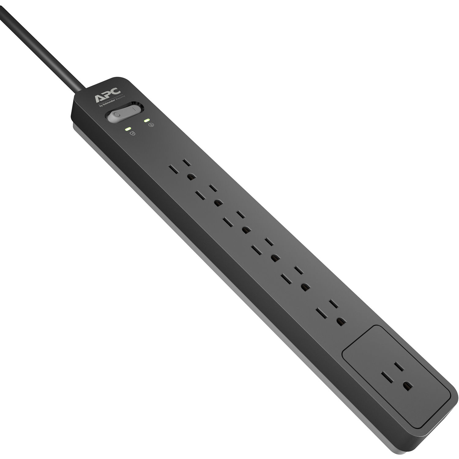 Apc Essential Surgearrest 7 Outlet Surge Protector Pe76 B H