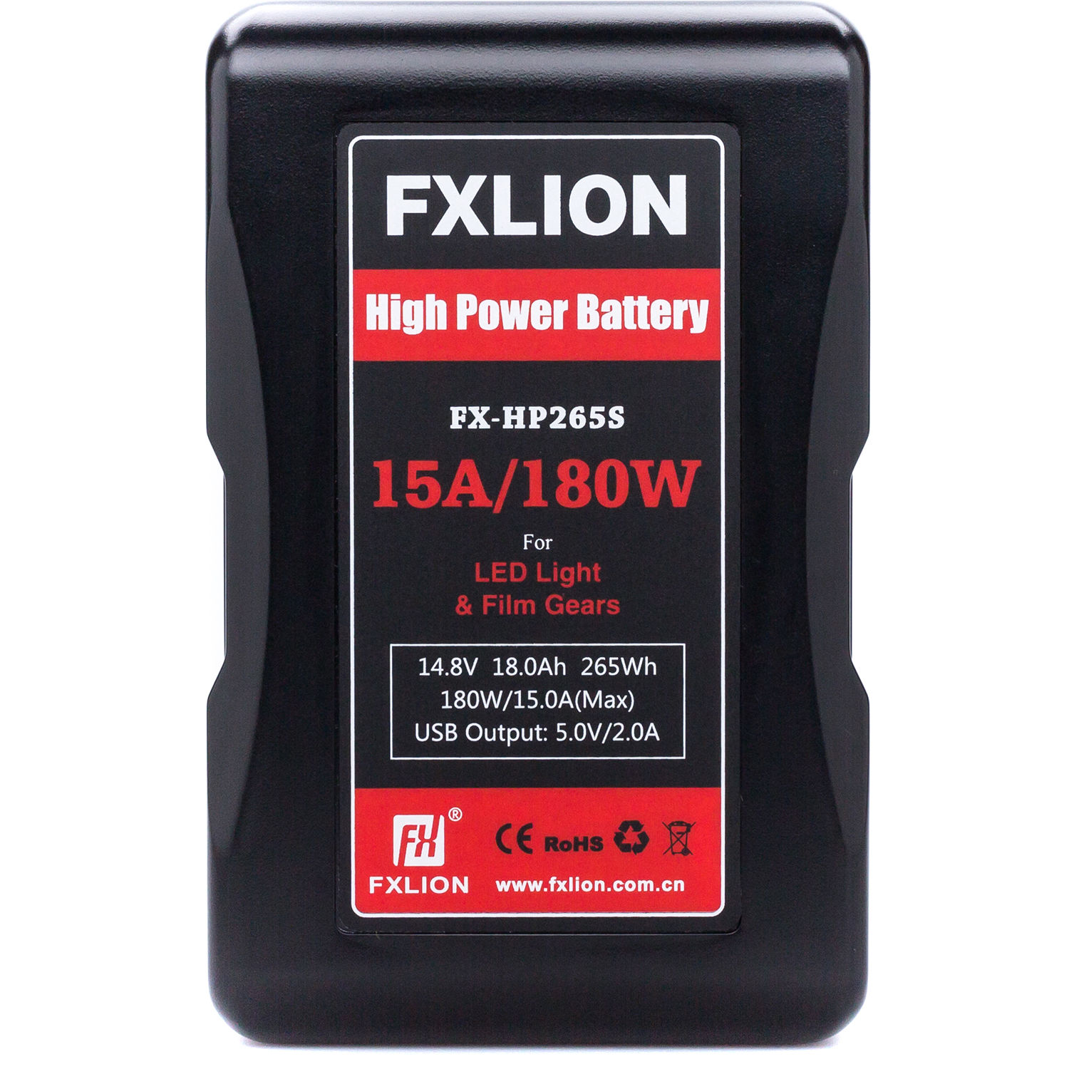 Fxlion Fx Hp265s 14 8v Lithium Ion V Mount Battery 18ah 265wh - 