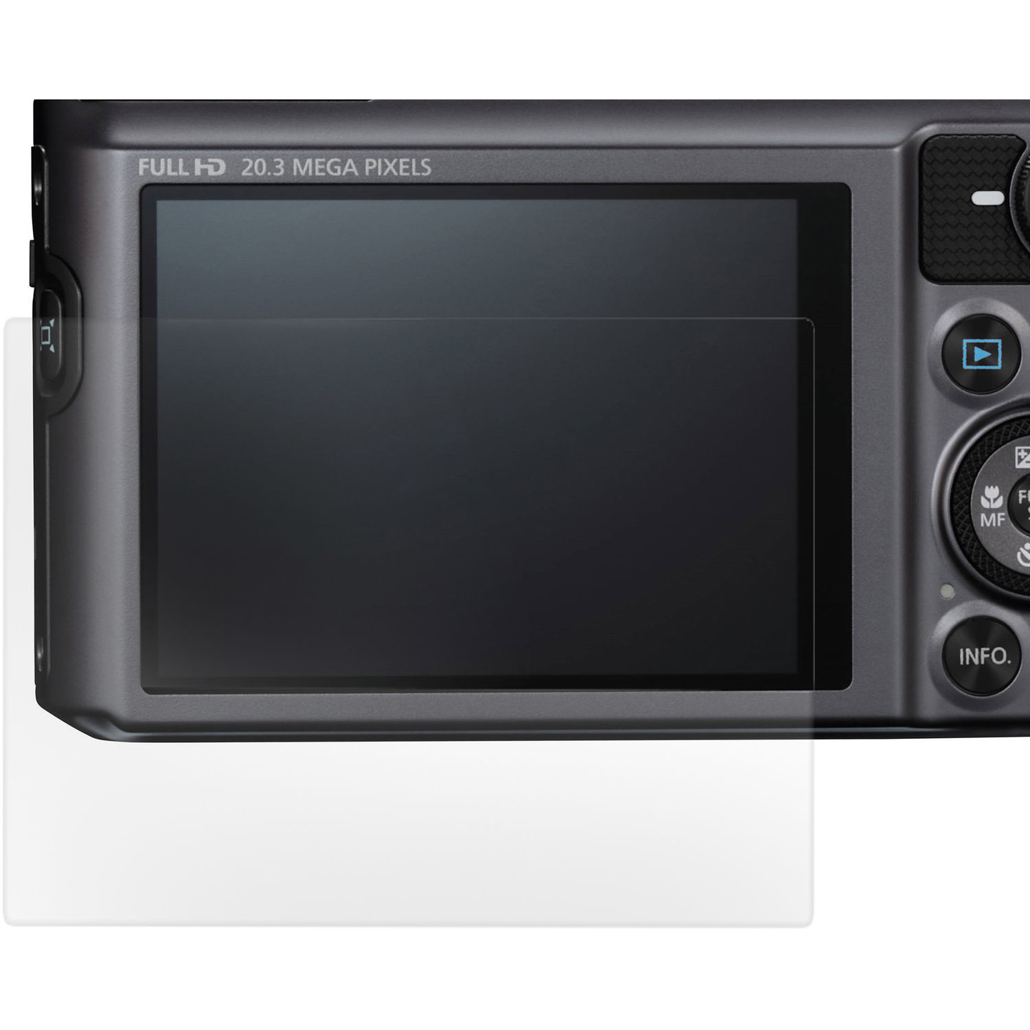 2 Pcs Scratch Resistance Anti-Smudge Coating JJC LCP-SX720HS LCD Guard Screen Protector for Canon PowerShot SX720 HS SX710 HS SX610 HS SX620 HS Canon SX720 HS LCD Screen Protector