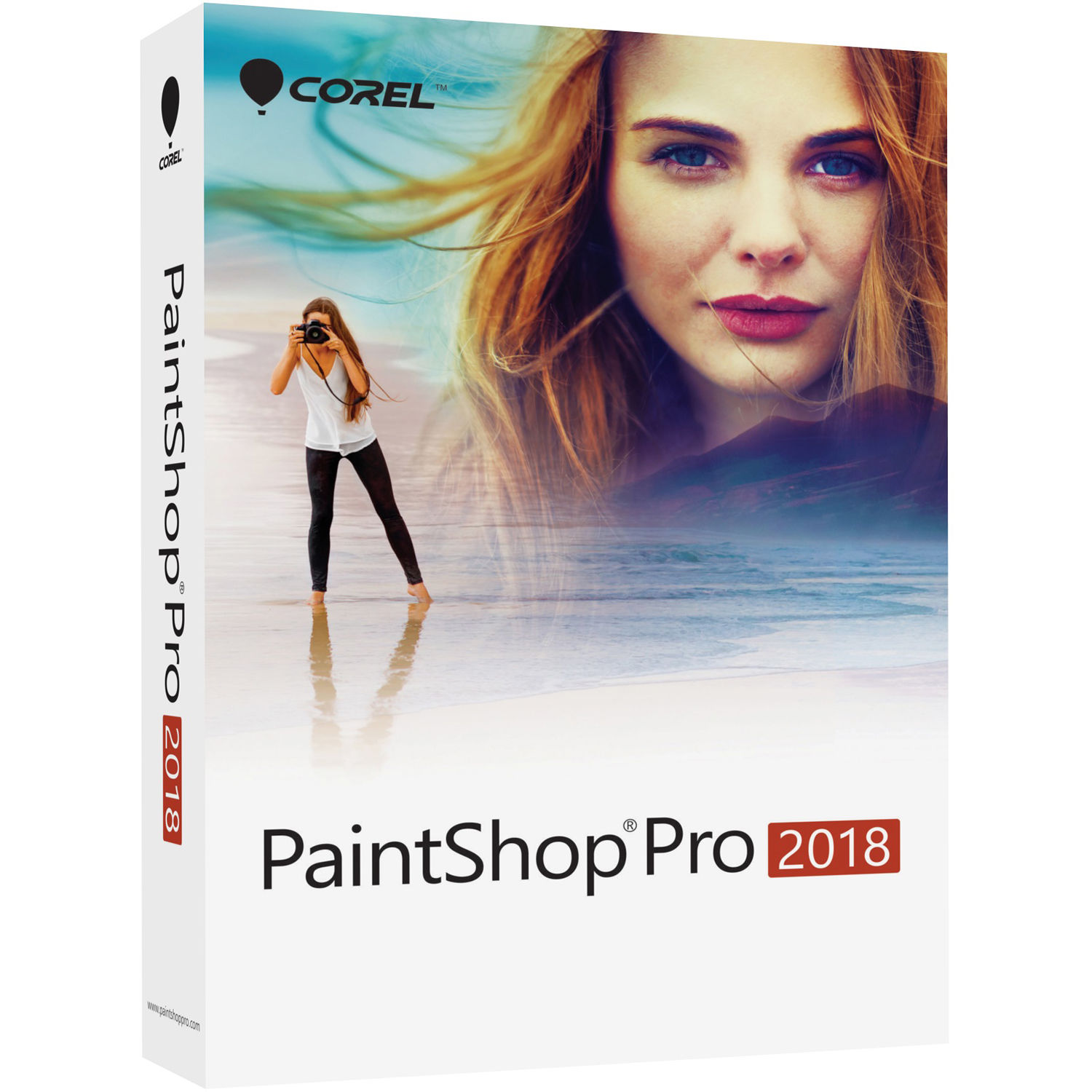 Corel Paintshop Pro 18 Dvd With Download Card Psp18enmbam