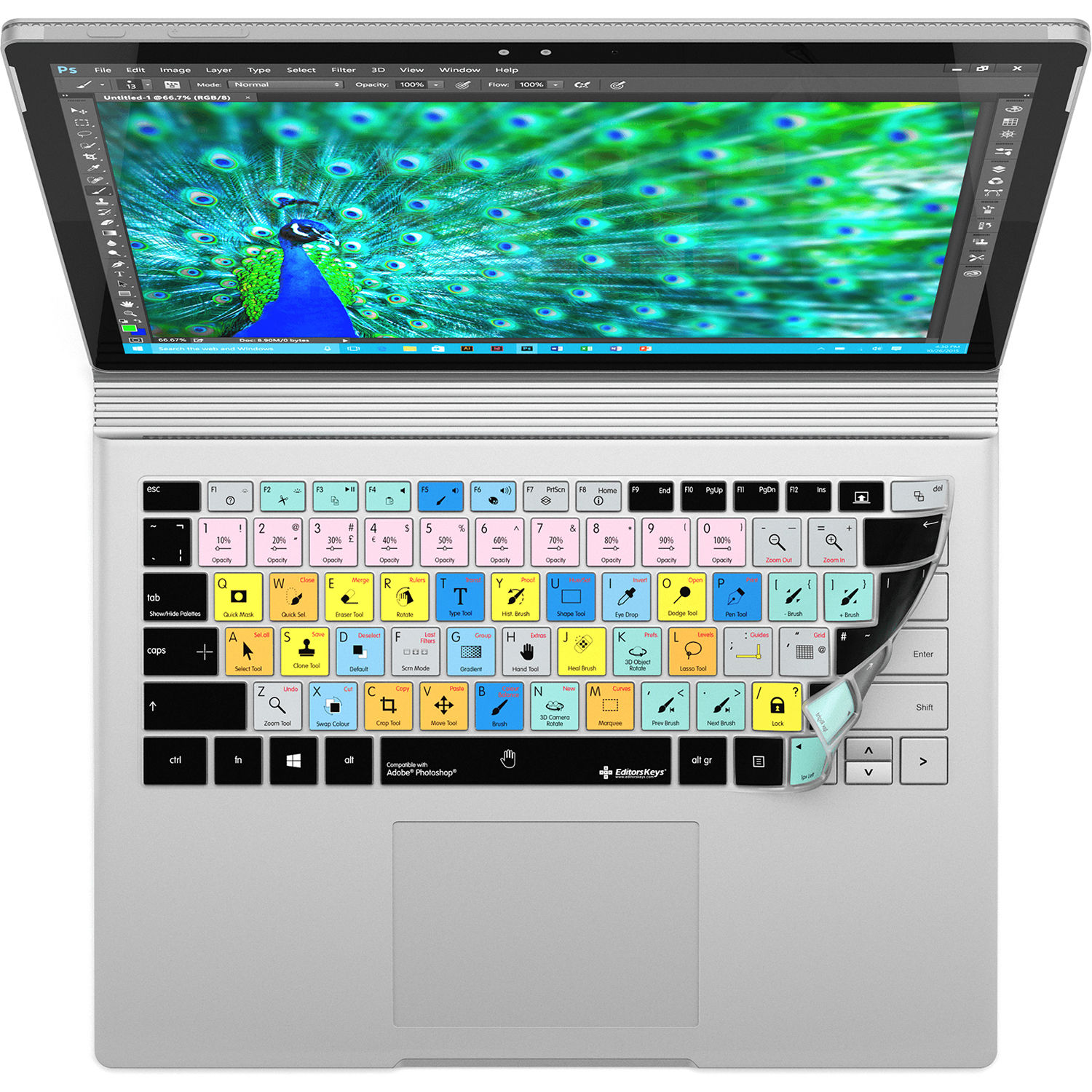 Editors Keys Adobe Photoshop Keyboard Cover Psad Sb Usuk B H