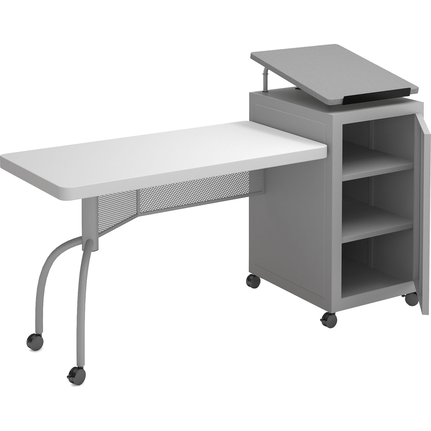 Oklahoma Sound Edupod Lectern Teacher S Desk Combo Edpd B H