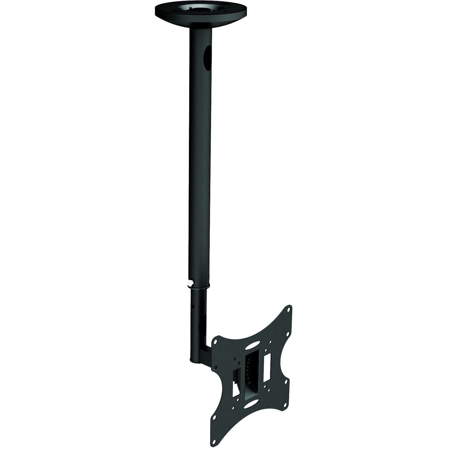 Cabletronix Ceiling Mount For 10 30 Lcd Televisions Monitors Up To 66 Lb Black