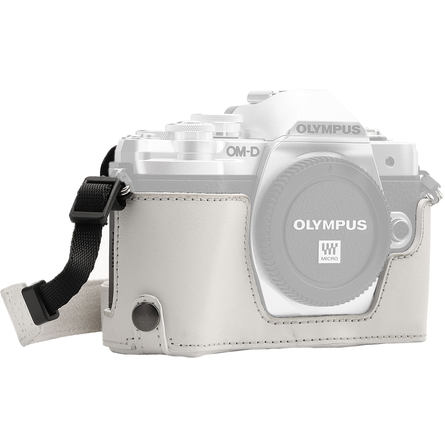 Megagear Ever Ready Half Case And Strap For Olympus Om D Mg1354