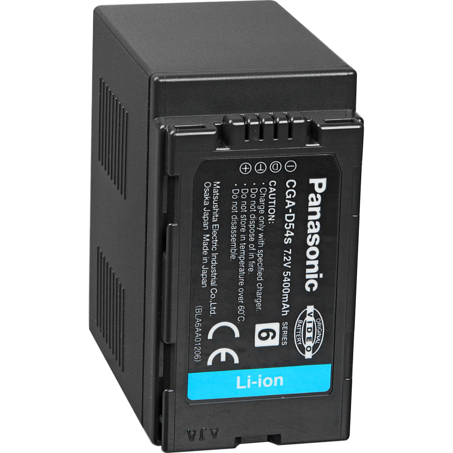 Compatible with Panasonic CGR-D54 Digital Camcorder Batteries and Chargers Replacement for Panasonic AG-HVX200 Battery and Charger 5400mAh 7.4V Lithium-Ion