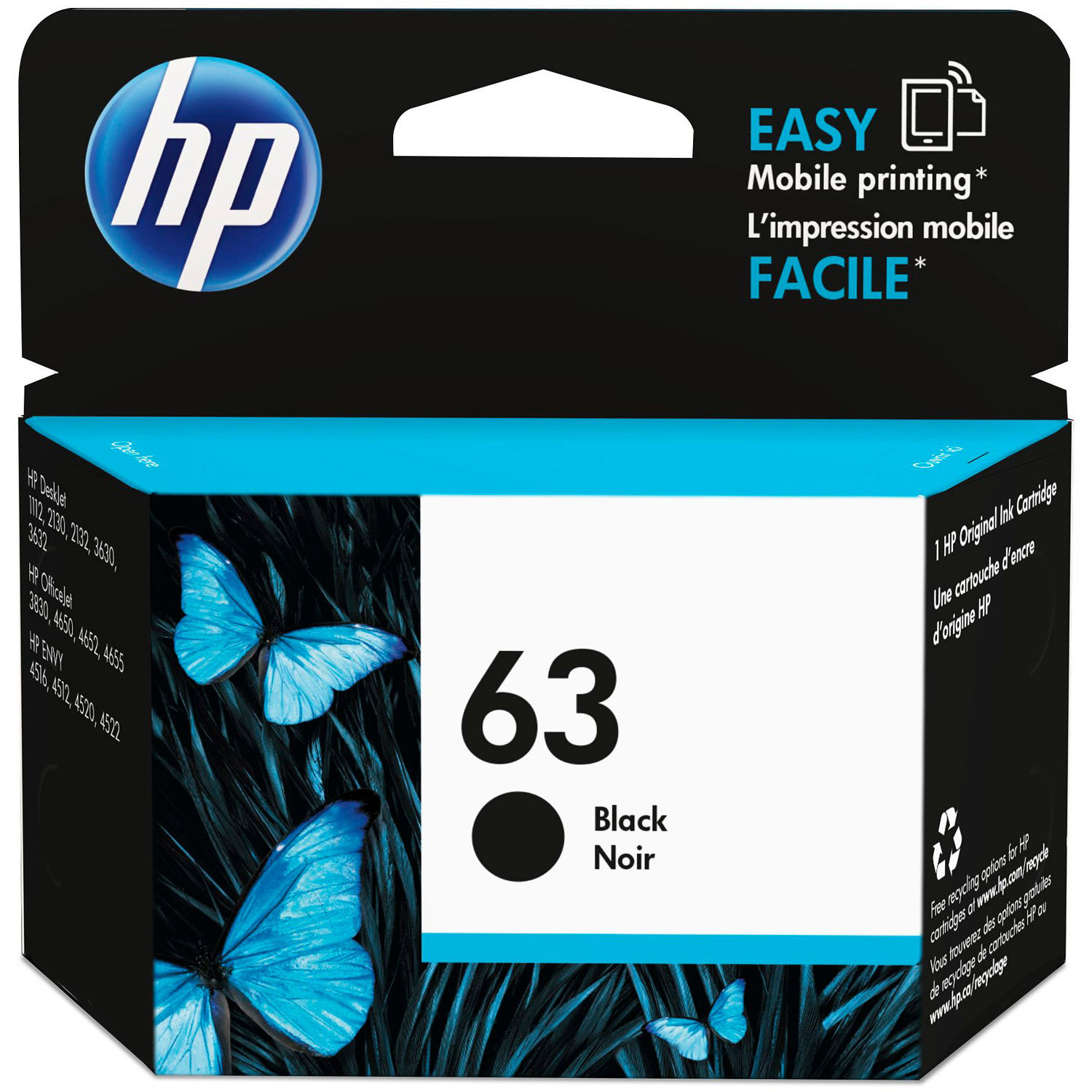 hp 63 replacement ink