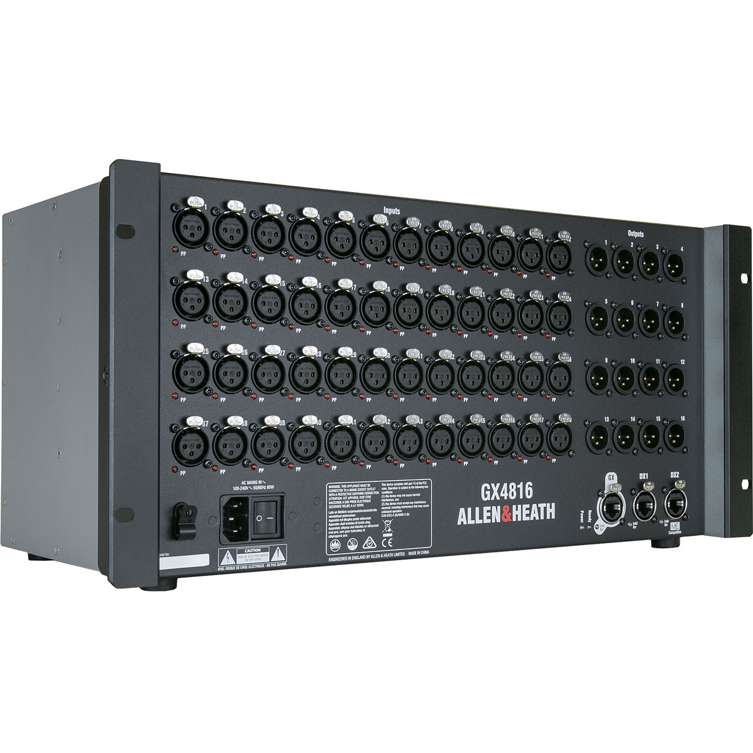 Allen Heath Gx4816 48x16 Xlr In Out Portable Gx Expander