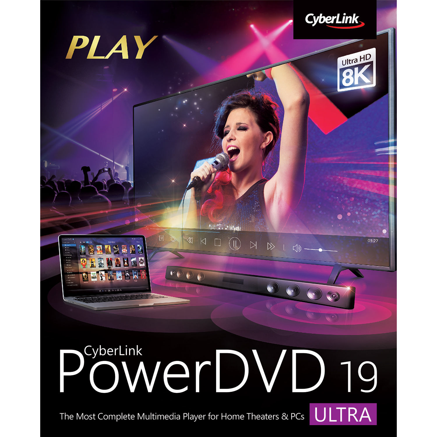 Cyberlink Powerdvd 19 Ultra Pdvd18 B H Photo Video