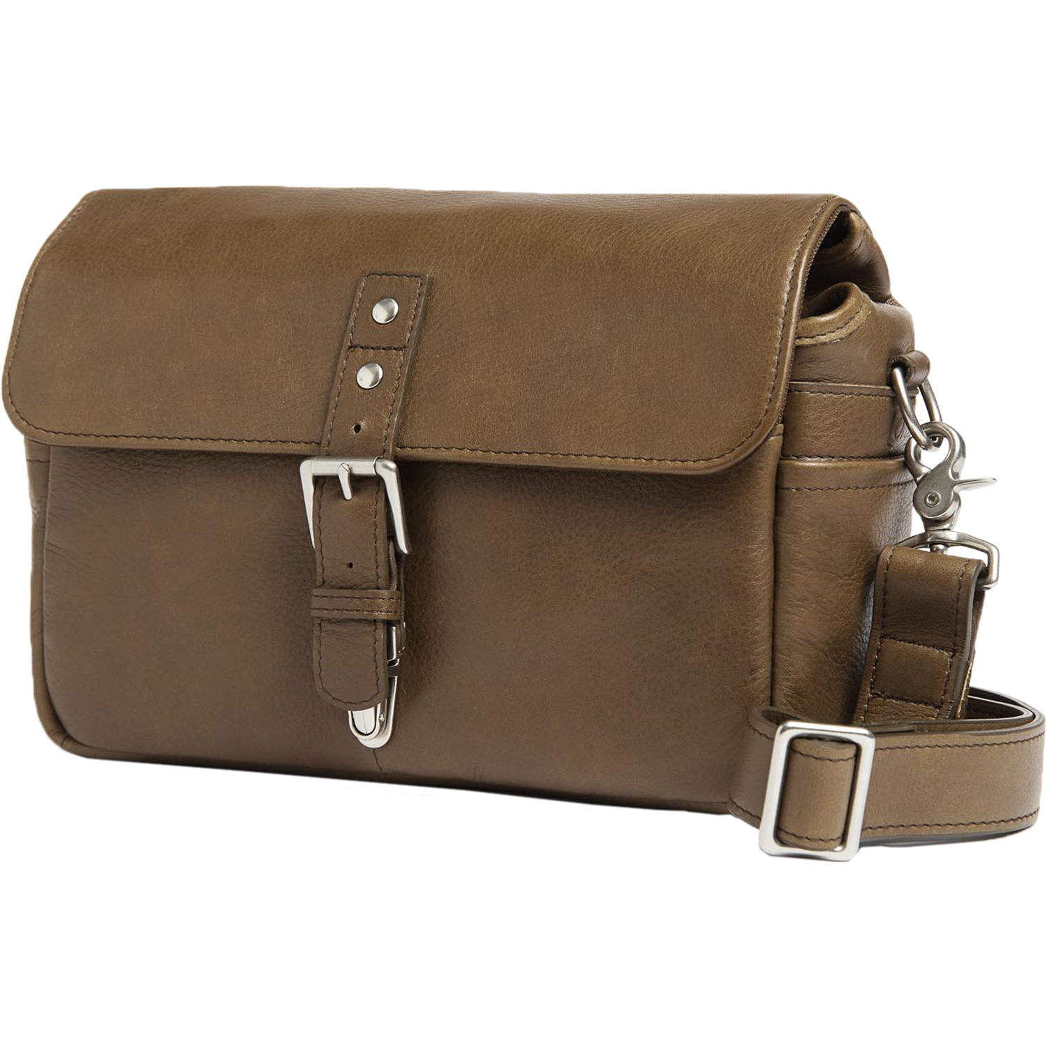 Ona Bowery Camera Bag Pebbled Leather Olive Ona Bowery Camera Bag Pebbled Leather Olive