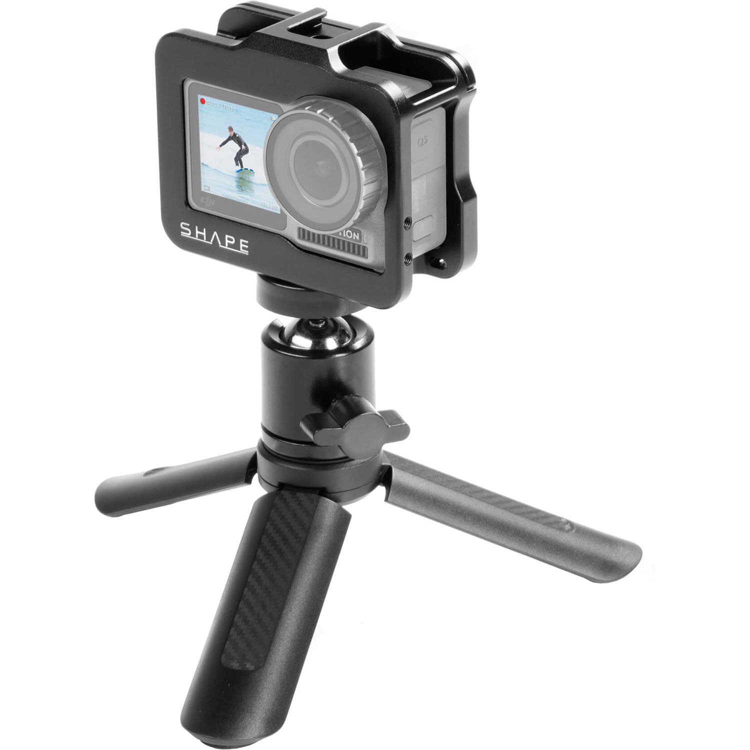 Shape Cage With Selfie Grip Mini Tripod For Dji Osmo Acti Dacpt