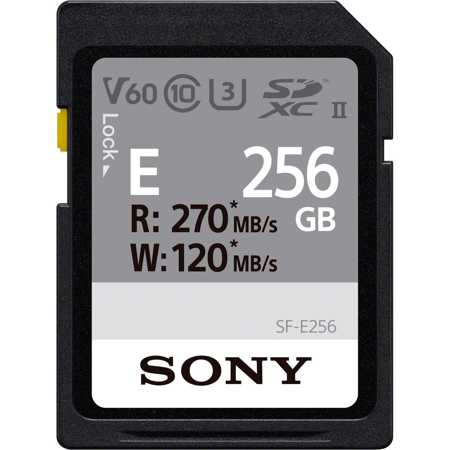 Sony 256gb Sf E Series Uhs Ii Sdxc Memory Card Sfe256 T1 B H