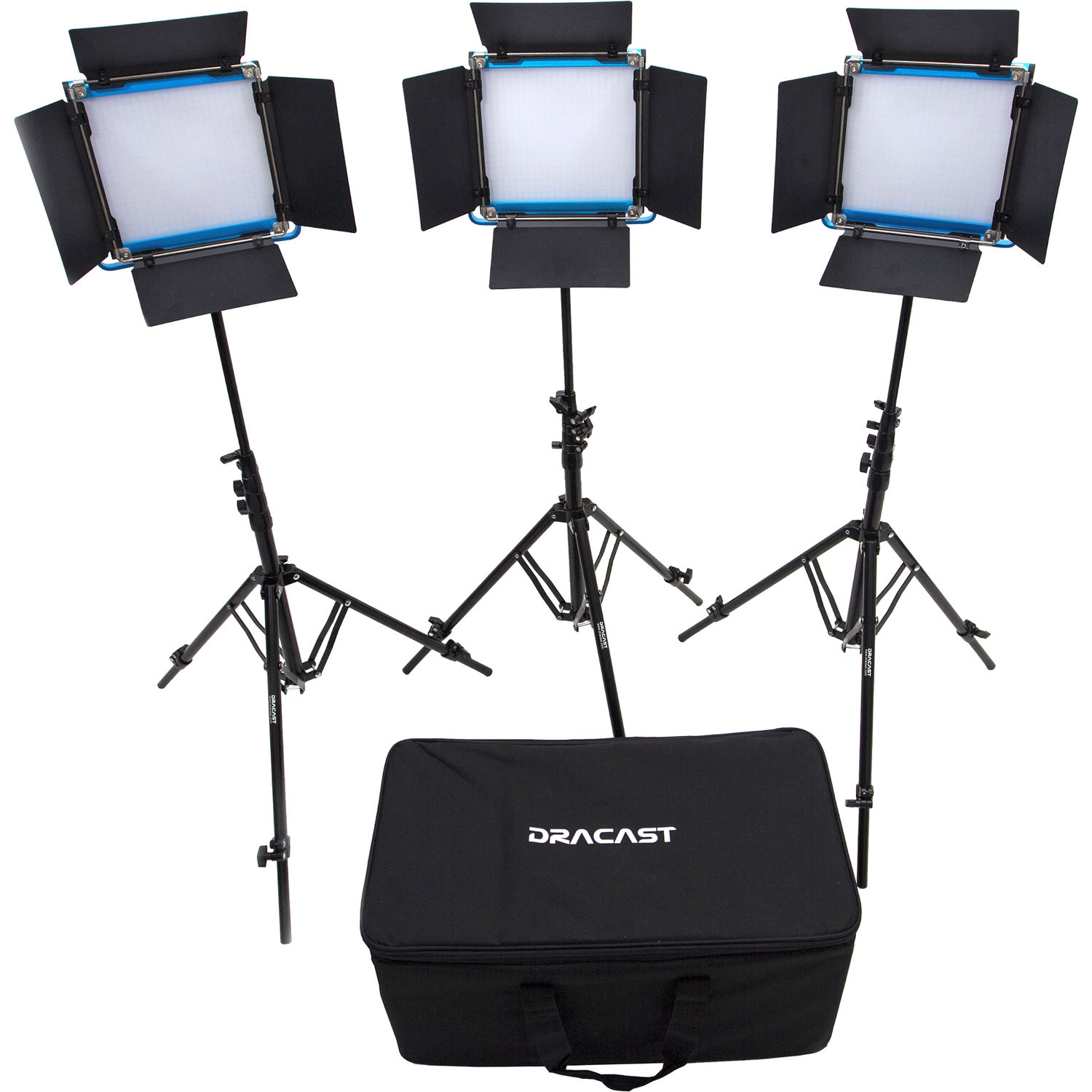 Dracast LED500 3200K-5600K Bi-Color Light with DMX Studio Control