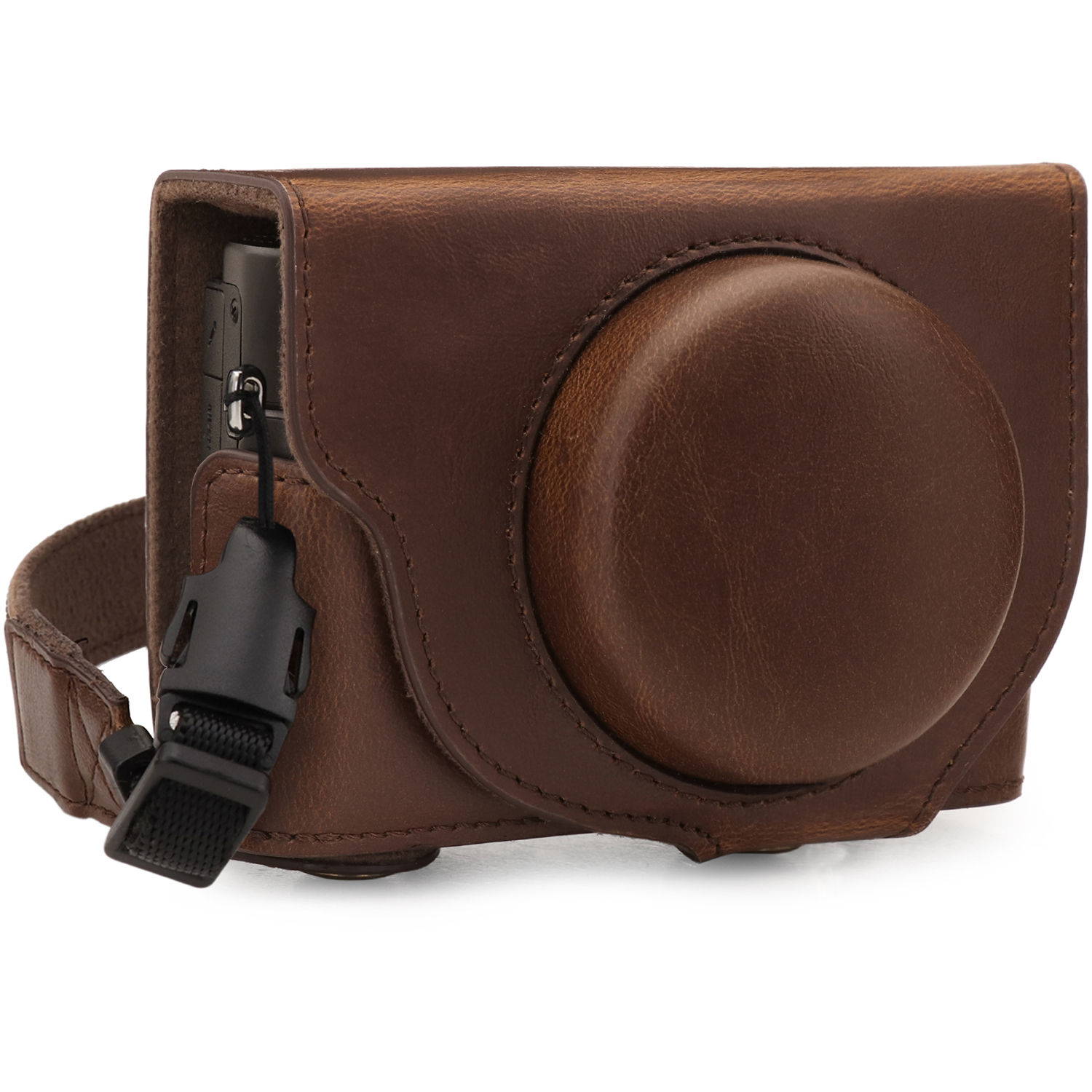 MegaGear Ever Ready Leather Camera Case compatible with Sony Cyber-shot DSC-RX100 VII