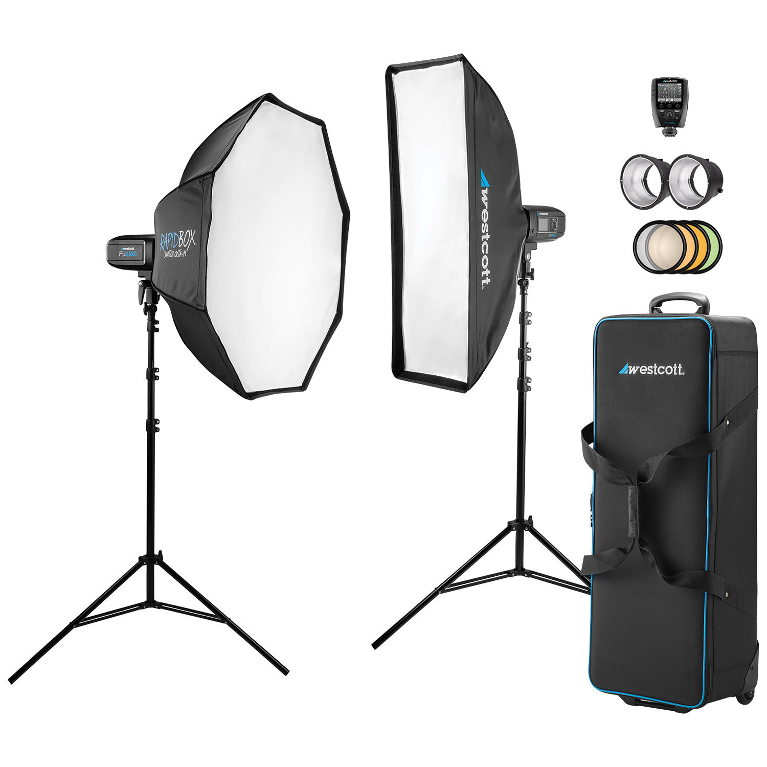 Westcott 2 Light Location Kit With Fj X2m Wireless 4716 Ag B H Westcott 2 Light Location Kit With Fj X2m Wireless 4716 Ag B H