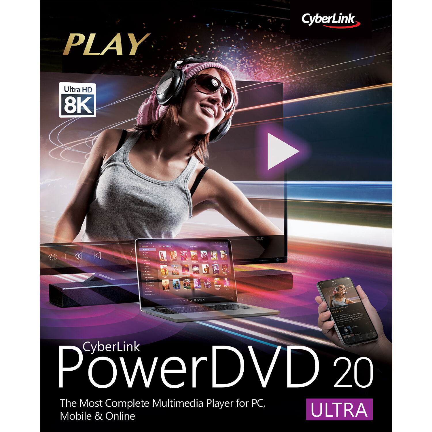 Cyberlink Powerdvd Ultra Boxed Dvd Ek00 Rpu0 00 B H Photo