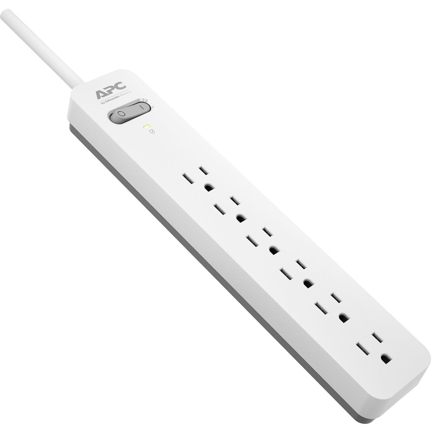 Apc Essential Surgearrest 7 Outlet Surge Protector Pe76w B H