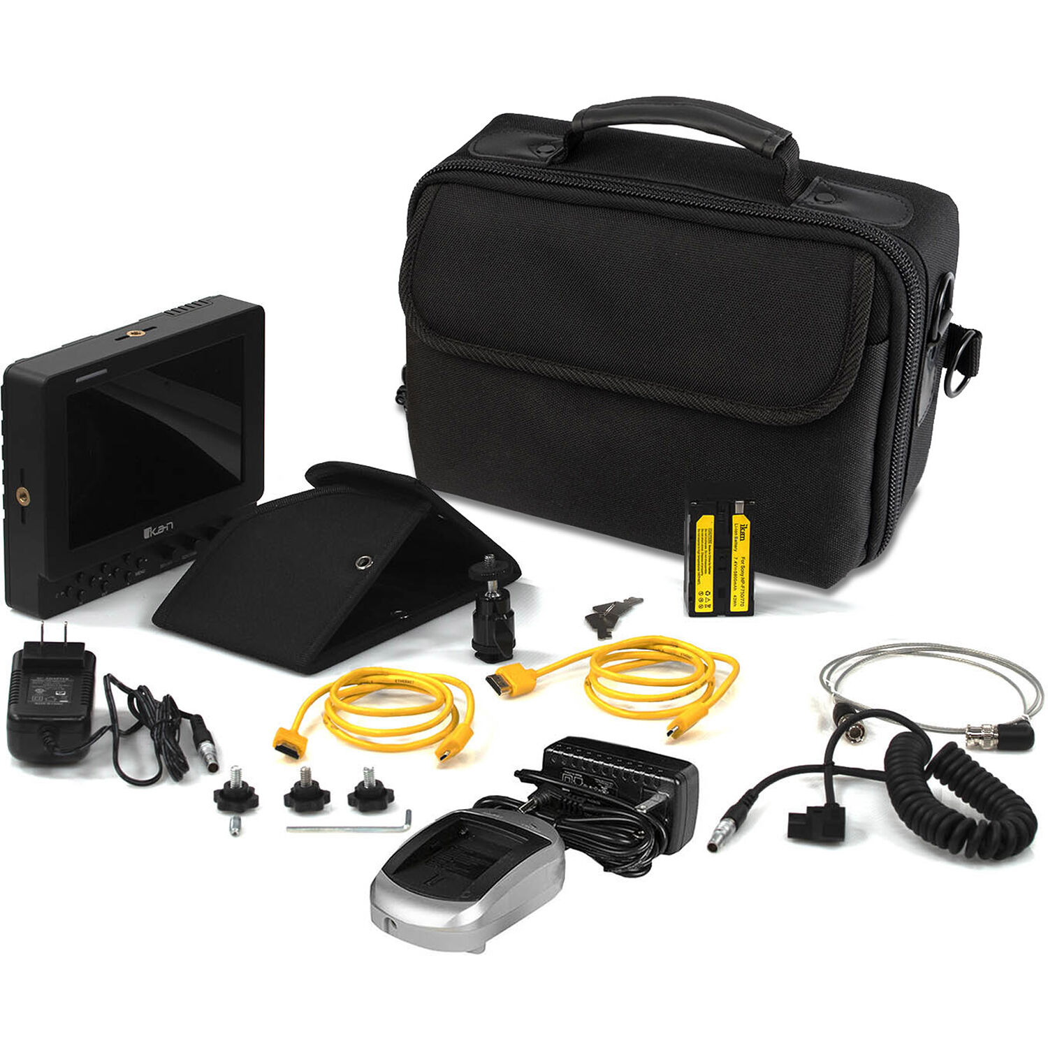 Ikan 9 HDMI//3G-SDI 1920 x 1200 On-Camera Field Monitor with Scopes