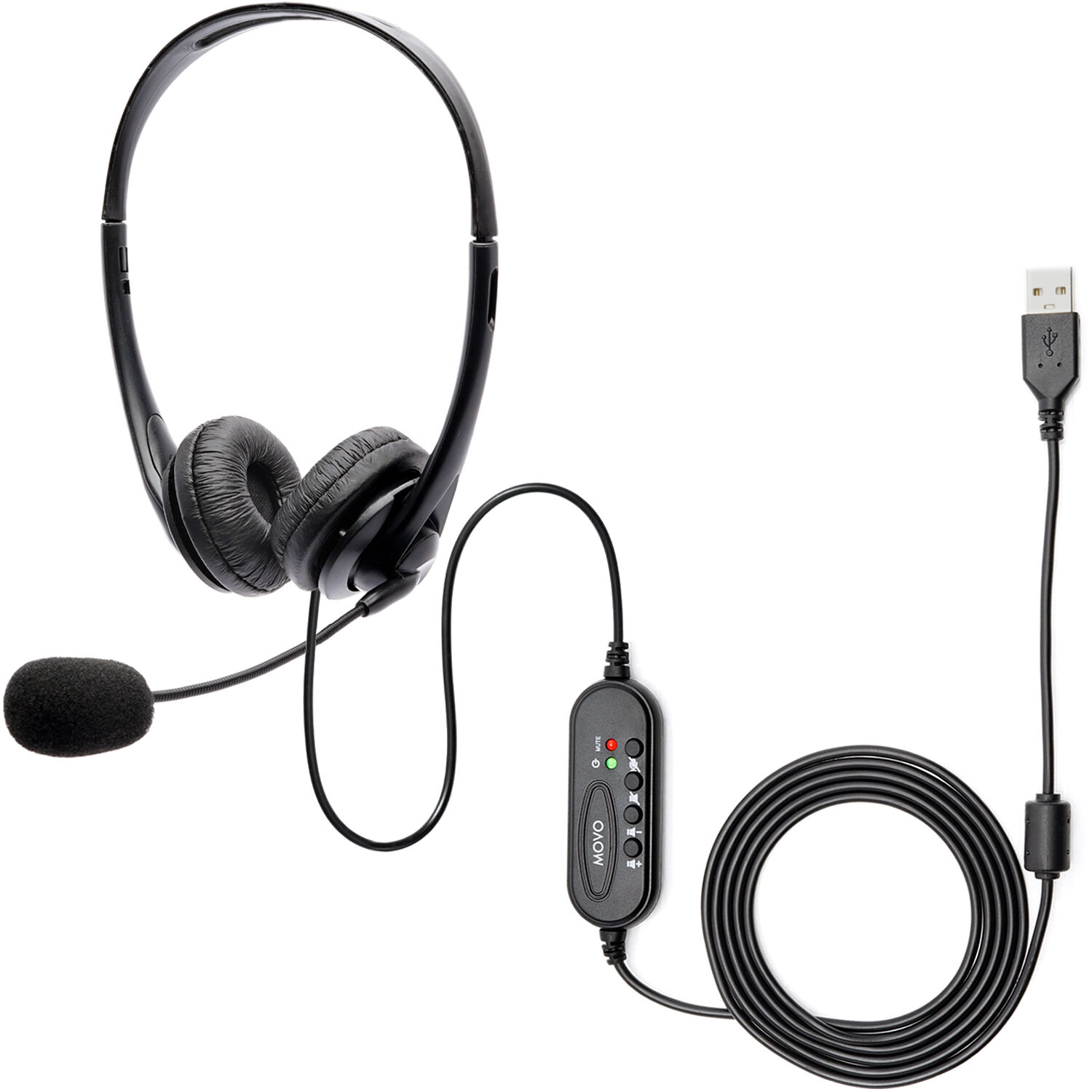 video conferencing headset with microphone